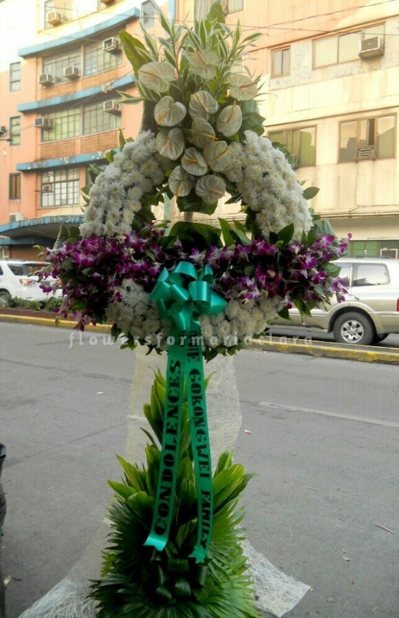 sympathy flowers delivery in novaliches
